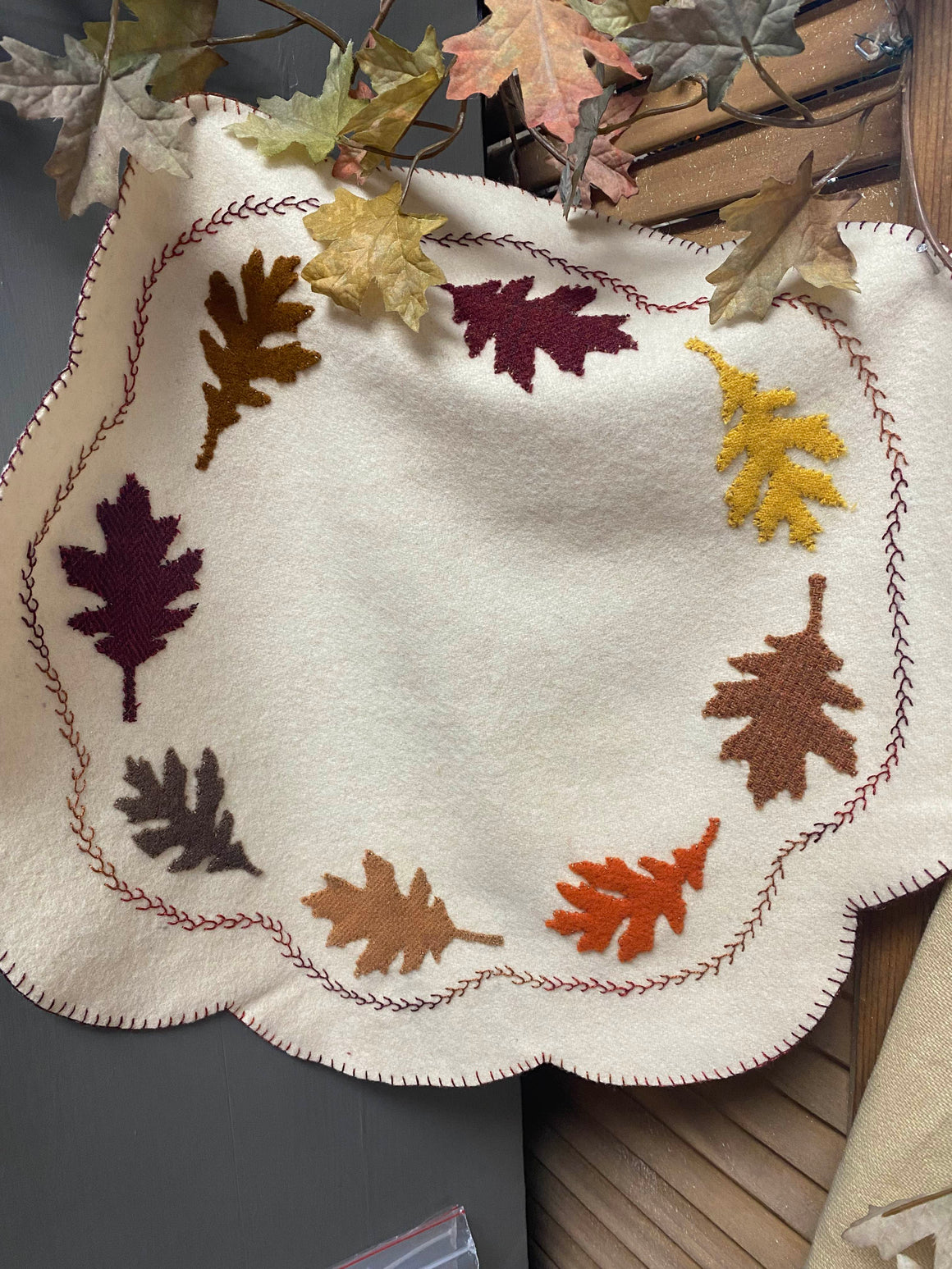 Fall Leaves Mat (Pattern + Kit)