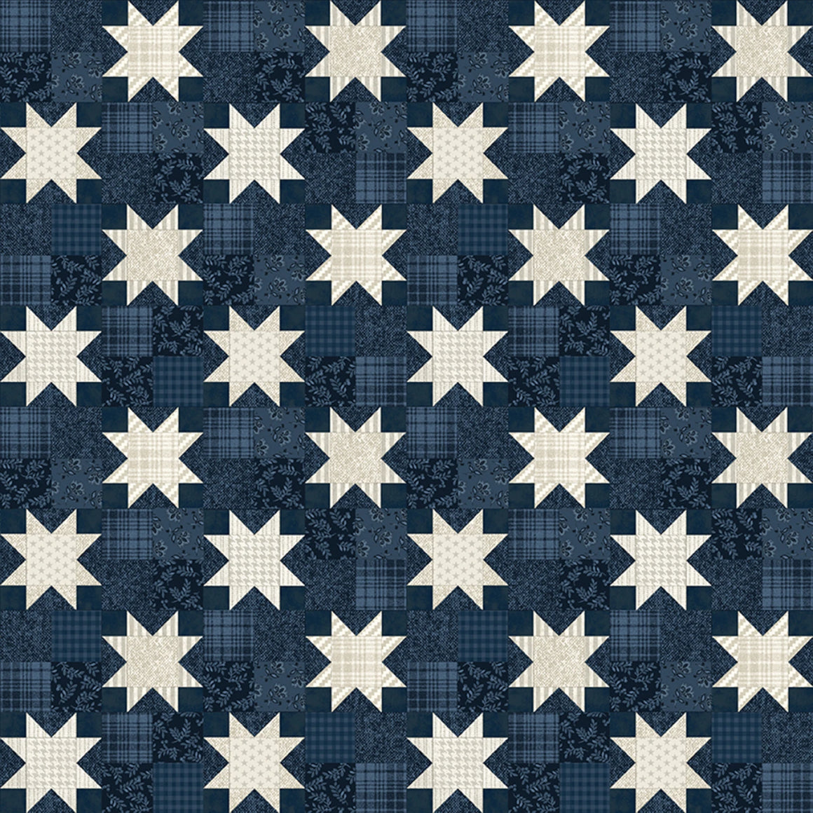 American Quilt Navy # 16873B-56
