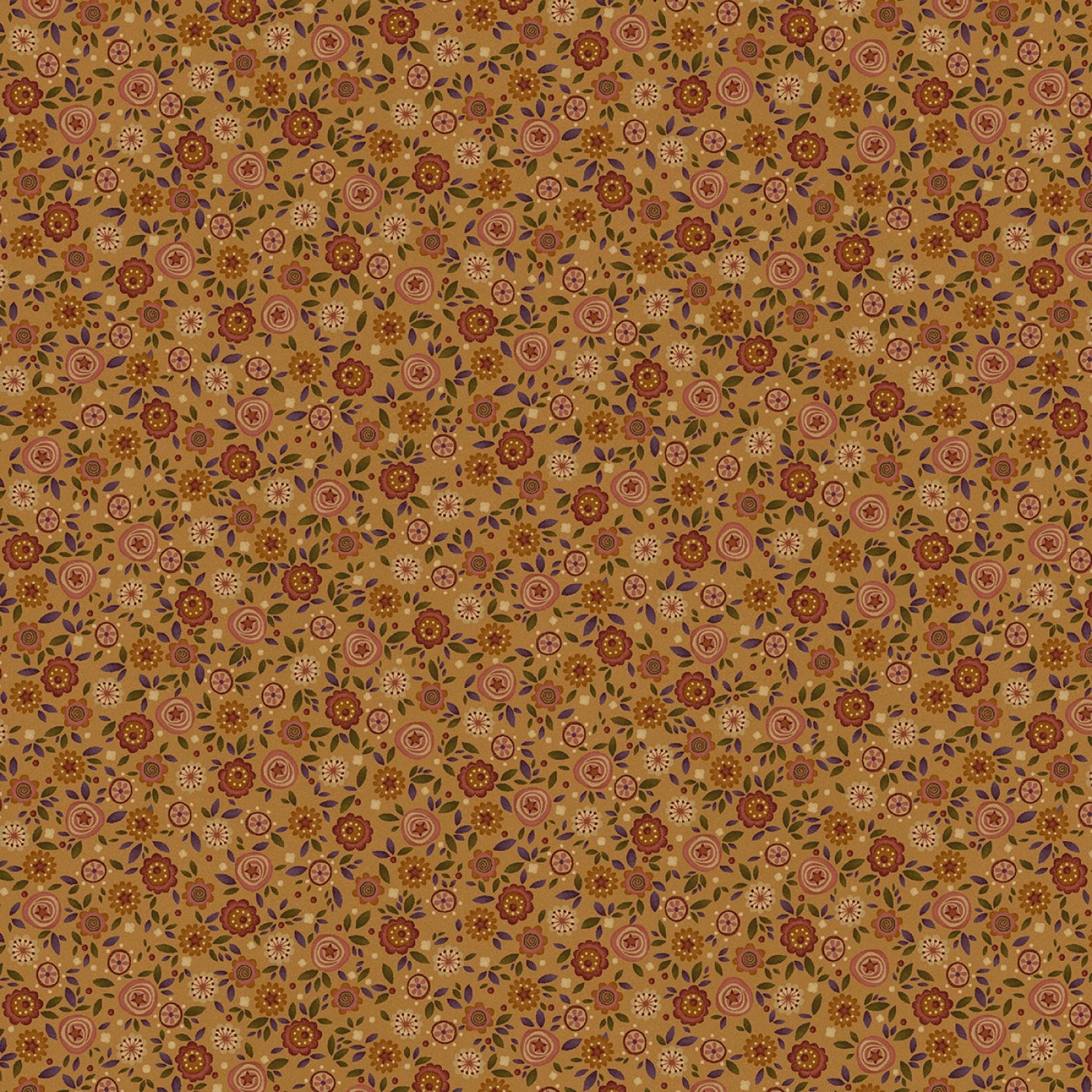 Gold Calico 5 Inch # 3636-33