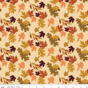 The Awe of Autumn Leaves - C16191 Latte