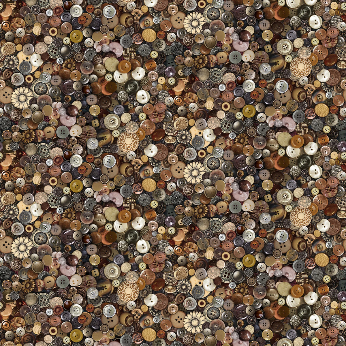 Brown Buttons # CD4326-BROWN