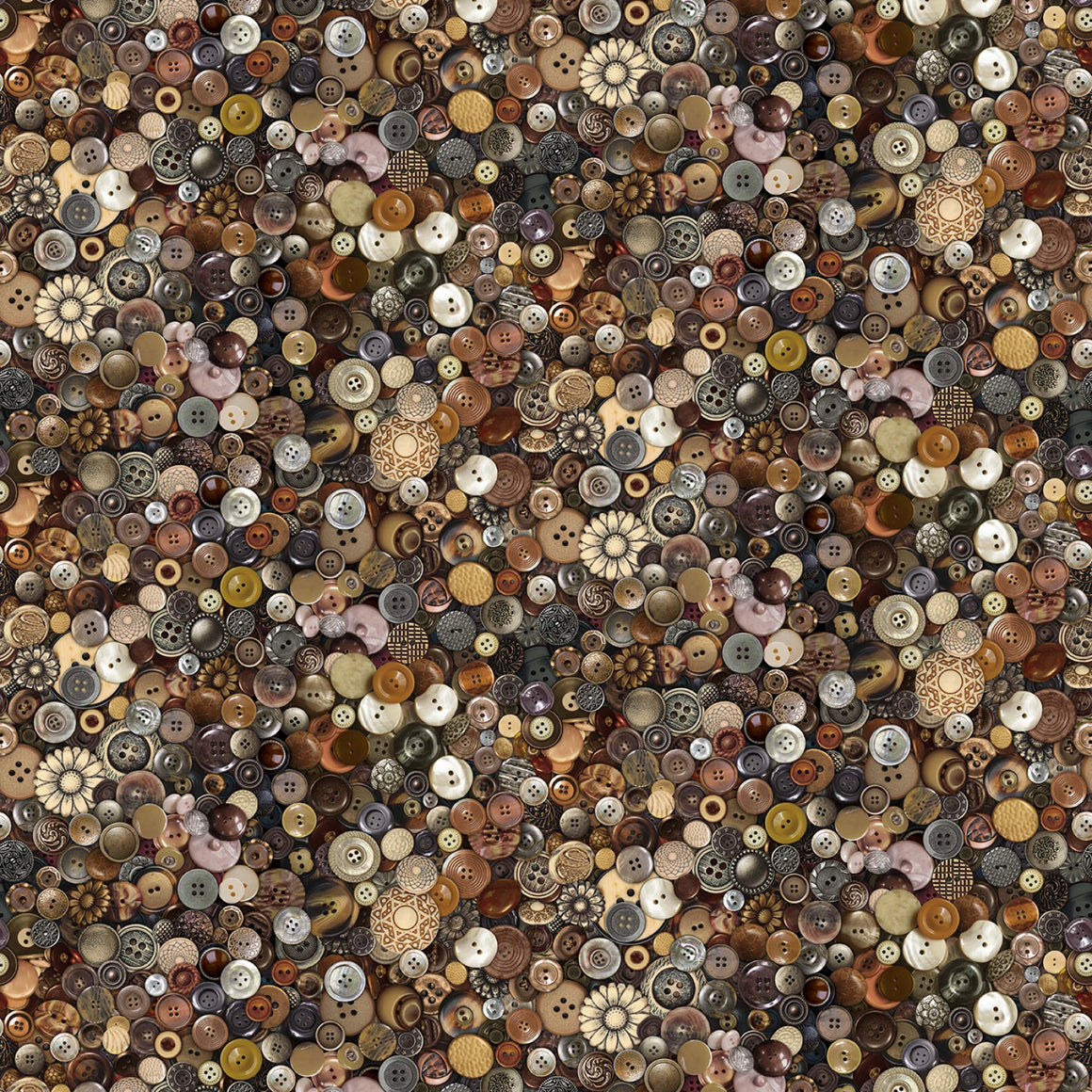 Brown Buttons # CD4326-BROWN