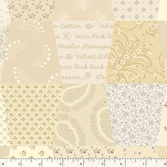 Tumbler Patchwork - R381622D Cream