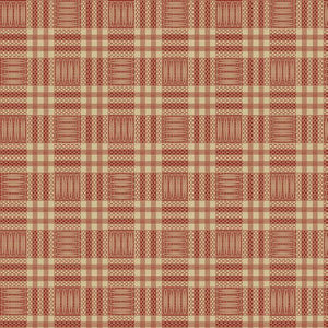 Textured Plaid R520925D RED