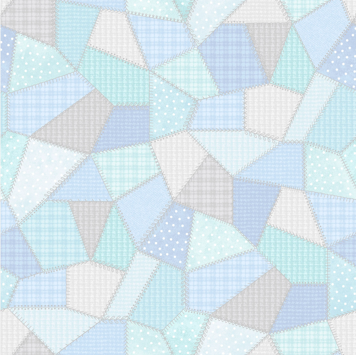 Patchwork Woolies Flannel MASF11310-WB