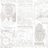 Sewing Seeds III Wide Back - WB15696-Gray