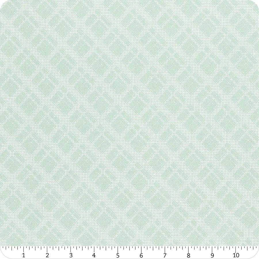 Abloom Robins Egg Stitched Plaid 29214-28