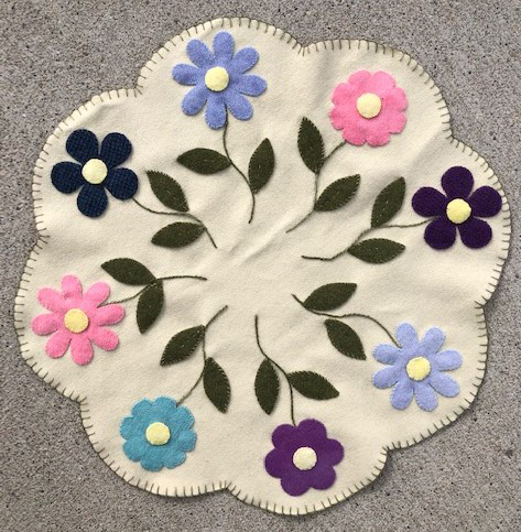 Mini Mat: Spring Flower Mat