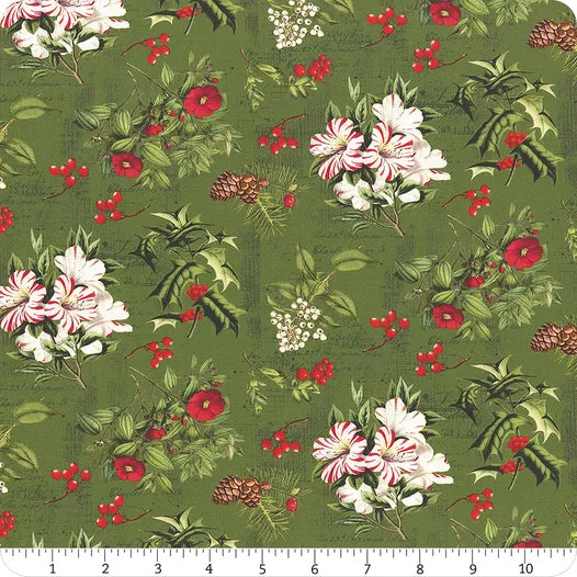 Green Holiday Florals 66250504-03