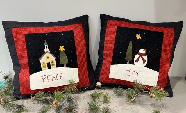 Peace & Joy Pillows