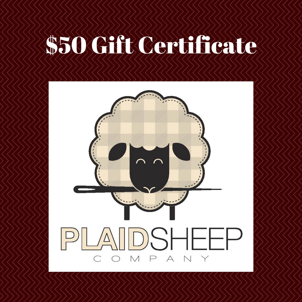 Gift Certificates: $50