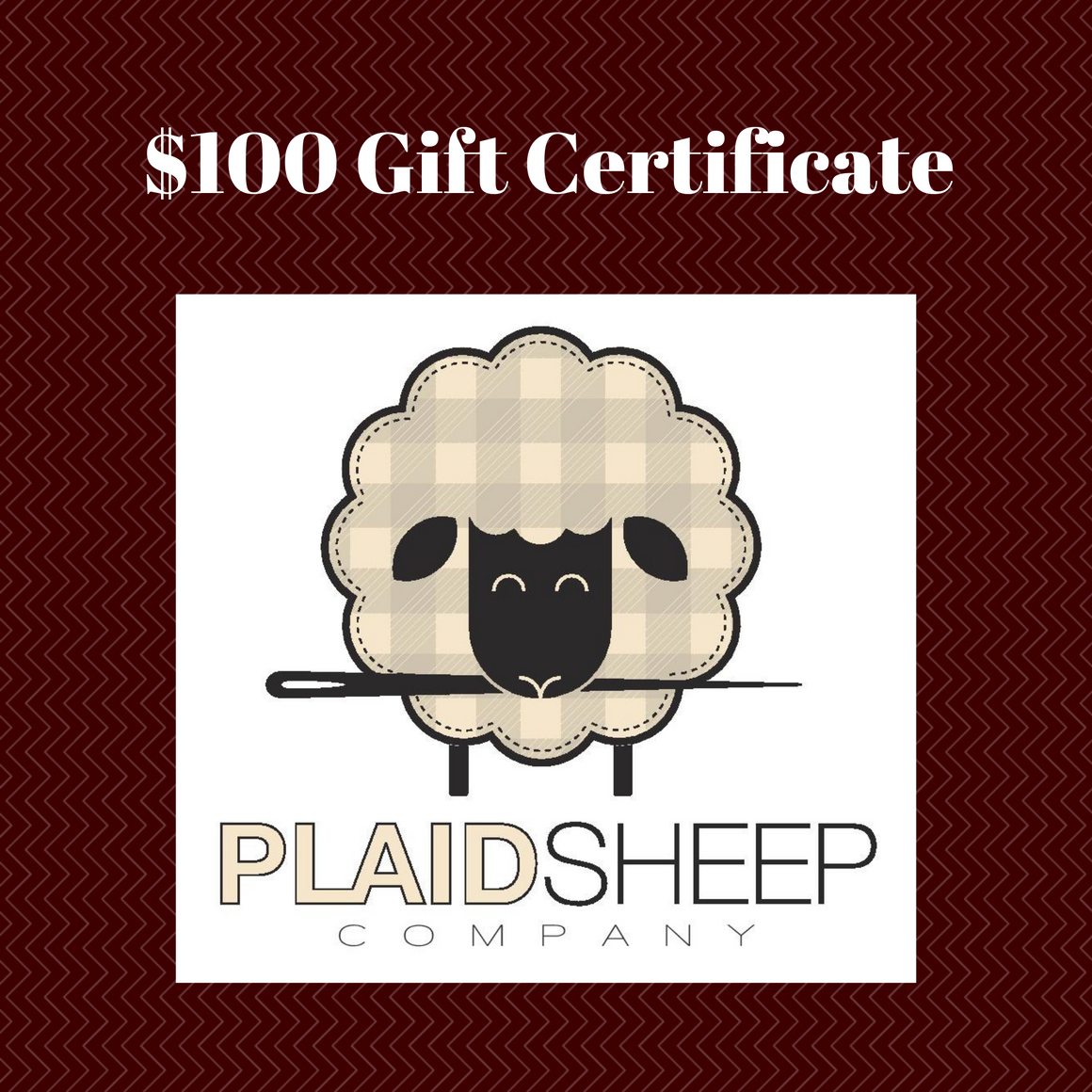 Gift Certificates: $100