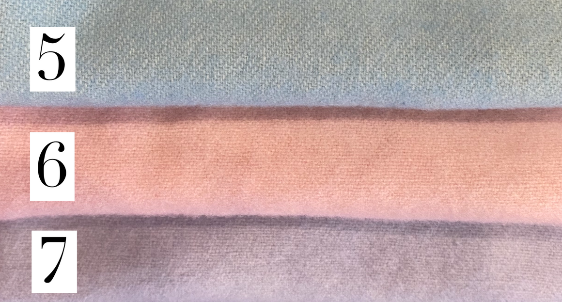 Pastel Hand-Dyed Wool #5-7
