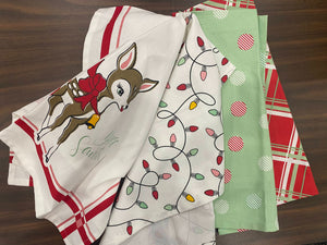 Deer Christmas Towels
