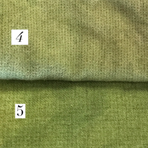 Green Hand-Dyed Wool #4 & 5