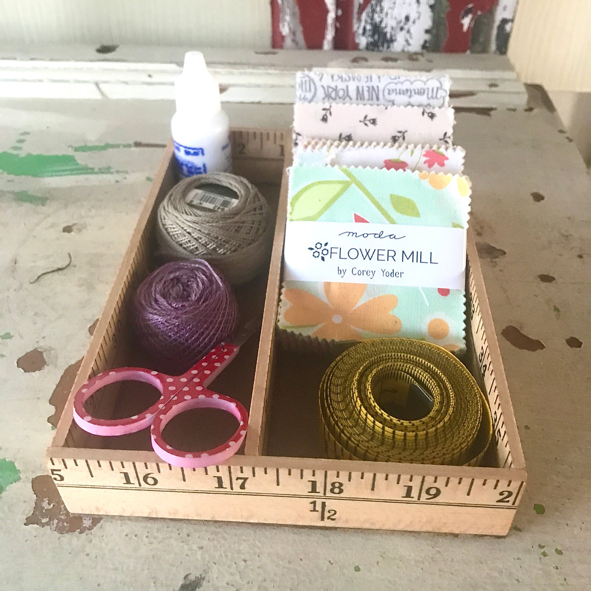 Handmade Measuring Tape Boxes