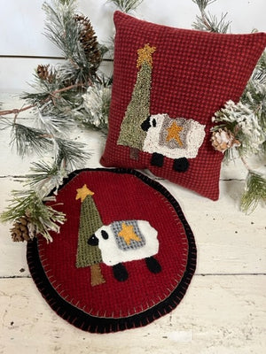 Punch or Stitch Sheep & Tree